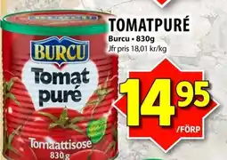 Matvärlden Tensta BURCU Tomatpuré erbjuda