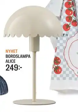 Mio BORDSLAMPA ALICE erbjuda