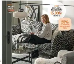 Mio 3-SITS SOFFA MADISON erbjuda