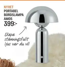 Mio PORTABEL BORDSLAMPA AMOS erbjuda