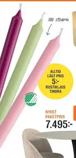 Mio RUSTIKLJUS TINDRA erbjuda