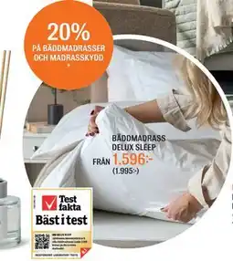 Mio 20% PÅ BÄDDMADRASSER OCH MADRASSKYDD erbjuda