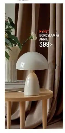 Mio BORDSLAMPA ANNIE erbjuda
