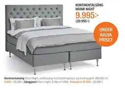 Mio KONTINENTALSÄNG MIAMI NIGHT erbjuda