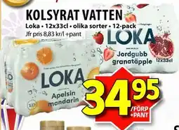 Matvärlden Tensta KOLSYRAT VATTEN erbjuda