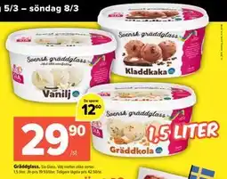 Coop Extra Gräddglass erbjuda