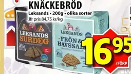 Matvärlden Tensta LEKSANDS Knäckebröd erbjuda