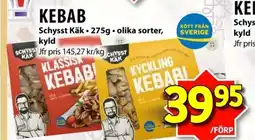 Matvärlden Tensta SCHYSST KÄK Kebab erbjuda