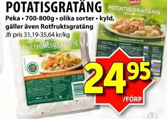 Matvärlden Tensta PEKA Potatisgratäng erbjuda