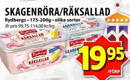 Matvärlden Tensta RYDBERGS Skagenröra/räksallad erbjuda