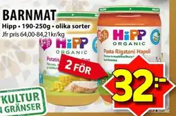 Matvärlden Tensta HIPP Barnmat erbjuda