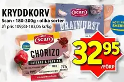 Matvärlden Tensta SCAN Kryddkorv erbjuda