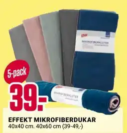 ÖoB EFFEKT MIKROFIBERDUKAR erbjuda