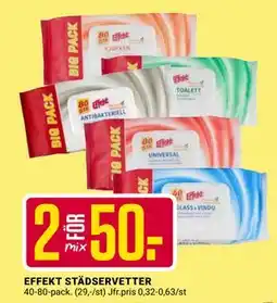 ÖoB EFFEKT STÄDSERVETTER erbjuda