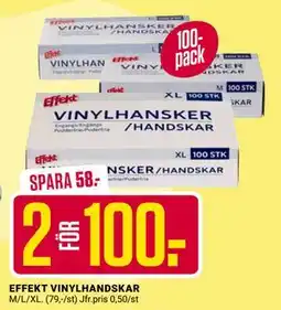 ÖoB EFFEKT VINYLHANDSKAR erbjuda