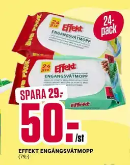 ÖoB EFFEKT ENGÅNGSVÅTMOPP erbjuda