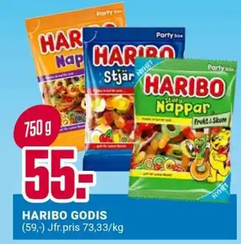 ÖoB HARIBO GODIS erbjuda