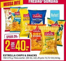 ÖoB ESTRELLA CHIPS & SNACKS erbjuda
