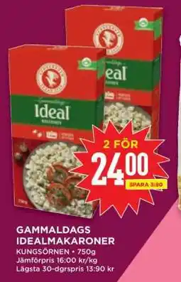 Willys Gammaldags Idealmakaroner erbjuda