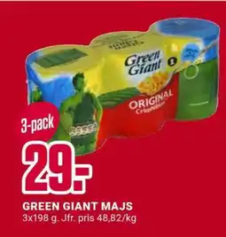 ÖoB GREEN GIANT MAJS erbjuda