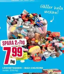 ÖoB Lösviktsgodis erbjuda