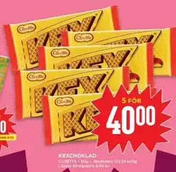 Willys Kexchoklad erbjuda