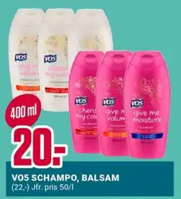 ÖoB VO5 SCHAMPO, BALSAM erbjuda
