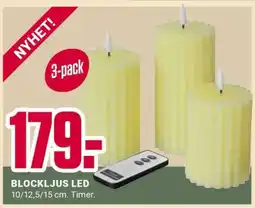 ÖoB BLOCKLJUS LED erbjuda