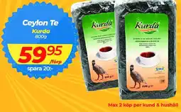 Matrix Butikerna KURDA Ceylon te erbjuda