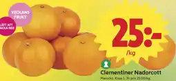 ICA Nära Clementiner nadorcott erbjuda