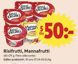 ICA Nära Risifrutti, mannafrutti erbjuda
