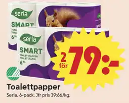 ICA Nära SERLA Toalettpapper erbjuda