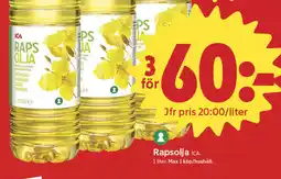 ICA Nära ICA Rapsolja erbjuda