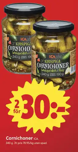 ICA Nära ICA Cornichoner erbjuda