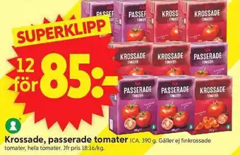 ICA Krossade, passerade tomater