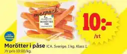 ICA Supermarket ICA Morötter i påse erbjuda