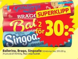 ICA Supermarket GÖTEBORGS Ballerina, brago, singoalla erbjuda