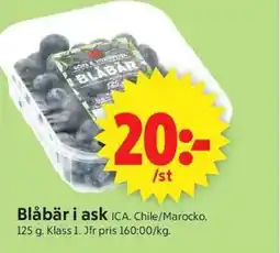 ICA Supermarket ICA Blåbär i ask erbjuda