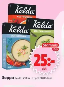 ICA Supermarket KELDA Soppa erbjuda