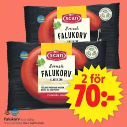 ICA Supermarket SCAN Falukorv erbjuda