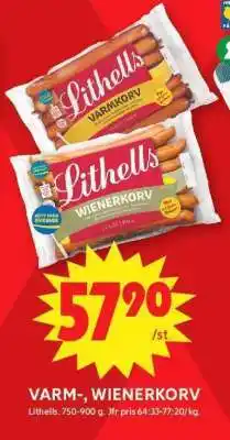 ICA Supermarket VARM-, WIENERKORV erbjuda