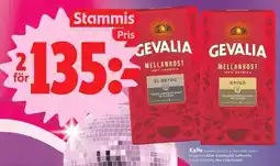 ICA Supermarket Gevalia Mellanrost Coffee erbjuda