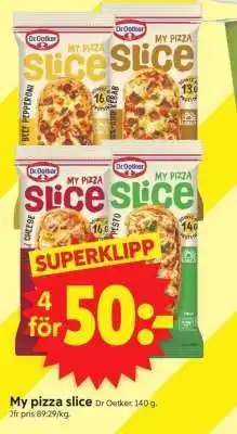 ICA Supermarket MY PIZZA SLICE erbjuda