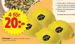 ICA Supermarket Citroner erbjuda