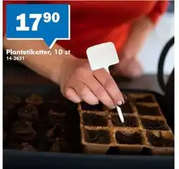 Biltema Plantetiketter, 10 st erbjuda