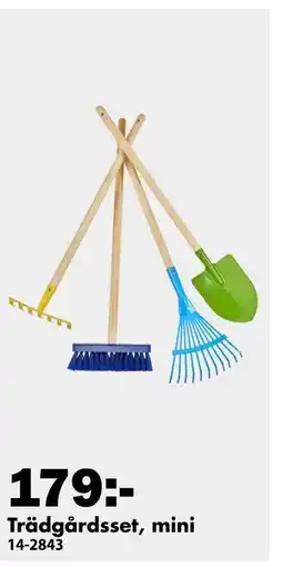 Biltema Trädgårdsset, mini erbjuda