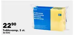 Biltema Tvättsvamp, 5 st erbjuda