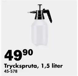 Biltema Tryckspruta, 1,5 liter erbjuda