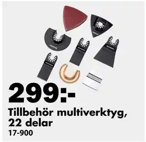 Tillbehör multiverktyg, 22 delar