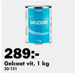 Biltema Gelcoat vit, 1 kg erbjuda